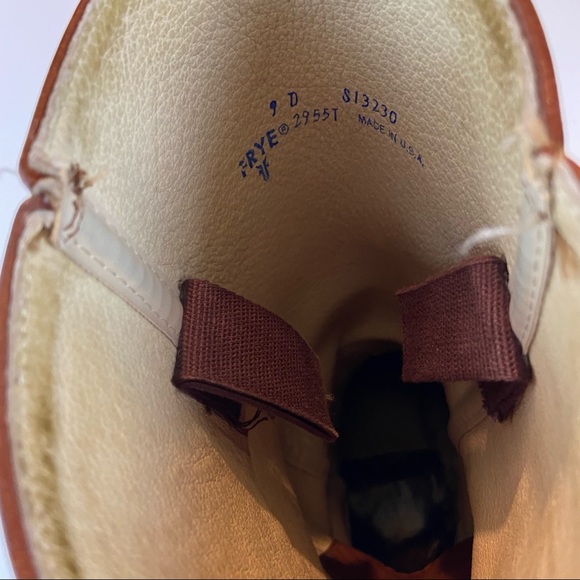 Vintage 70s Frye Size 9 D Womens Campus Pull On Leather Boots - Picture 8 of 14